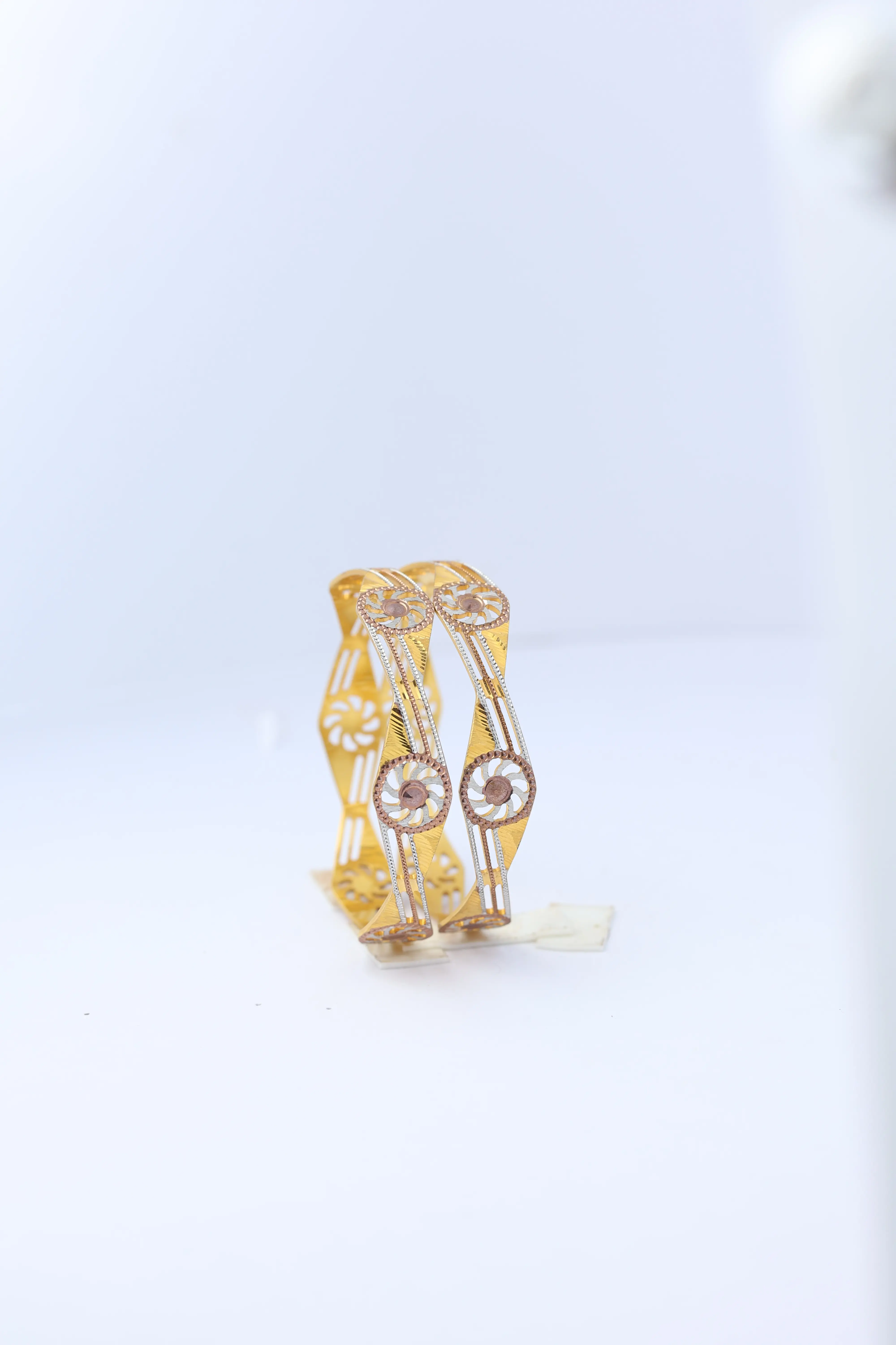 Grace Aura Gold Bangles